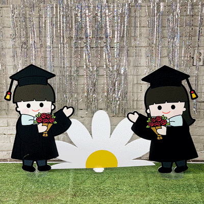 졸업 캐릭터 판넬 포토존 제작 전문 파티붕붕